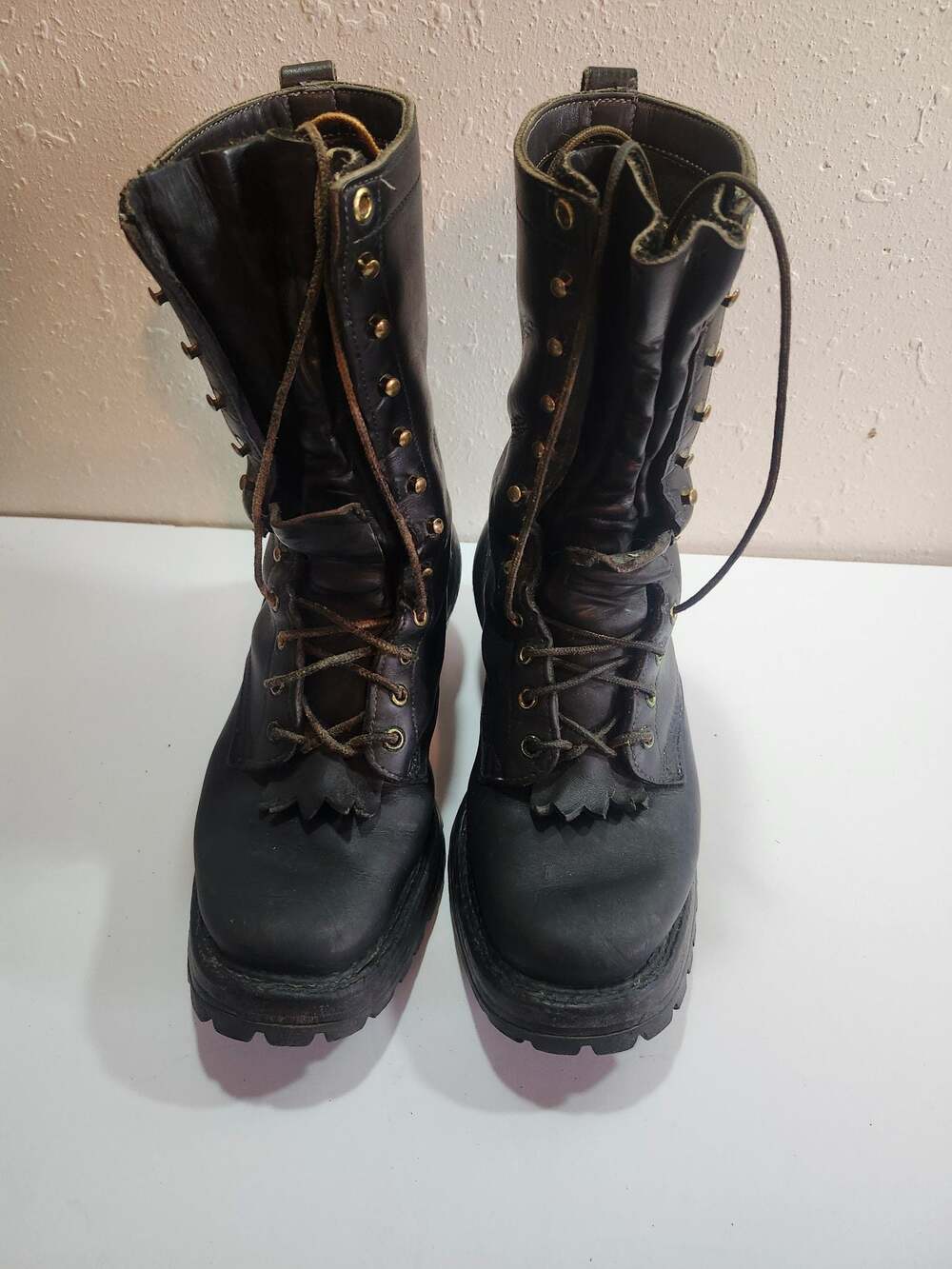 White's Boots The Original Smokejumper Wildland Fire Boots Black Leather